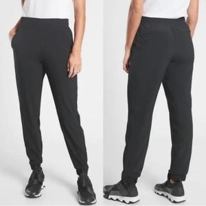 Athleta Brooklyn Black High Rise Lightweight Joggers Women’s Size 0